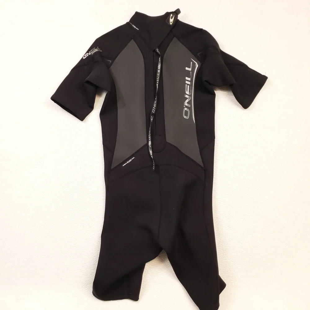 O'Neill Hammer 2mm Wetsuit Mens XL Black Gray Spring Suit Shorty 4293 Surfing